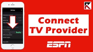 How To Connect TV Provider ESPN App [upl. by Carmelo420]