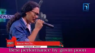 samjhana ma dubi hera The voice of Nepal  Govin PoonReaction Video [upl. by Marijn282]