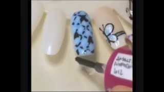 Tutorial Nail Art  Adesivi per unghie [upl. by Niliak]