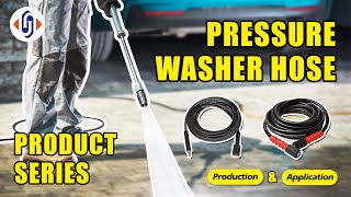 Pressure Washing Hose  Needful Washing Tools—Production amp Application [upl. by Caria268]