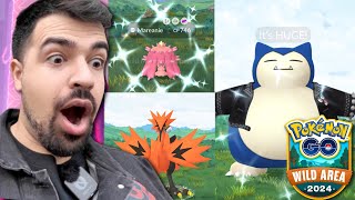 I GOT EVERY SHINY FOR POKEMON GO WILD AREA [upl. by Sukey]