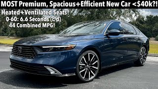 2024 Honda Accord Hybrid Touring TEST DRIVEFULL REVIEW [upl. by Silberman]