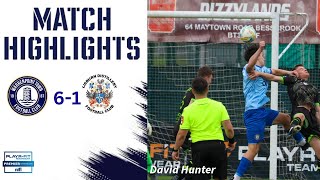 Highlights  Warrenpoint Town 6 v 1 Lisburn Distillery 2192024 [upl. by Areyk702]