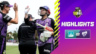 Tight Finish 😱  Brisbane Heat v Hobart Hurricanes Highlights  WBBL10 [upl. by Argela735]