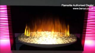 Flamerite Fires Luma Radia 3D Bowl Glass Pebble [upl. by Blondelle]