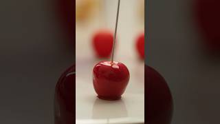 Pomme d’amour 🍎 polymerclaytutorial polymerclay candyapple halloween [upl. by Yelmene]