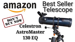 Celestron AstroMaster 130 EQ Motor Drive Telescope  An Honest Review telescope [upl. by Fondea]