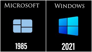 Evolution Of Windows Operating System 1985  2021 [upl. by Elrahc192]