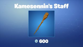 Kamesennins Staff  Fortnite Pickaxe [upl. by Drucill234]