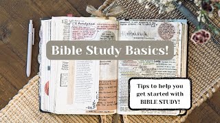 BIBLE STUDY BASICS Tips to help you get started with Bible Study [upl. by Kristianson489]