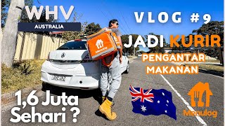 16 juta Sehari Jadi Kurir Pengantar Makanan WHV di Australia  VLOG 9 [upl. by Zsuedat]