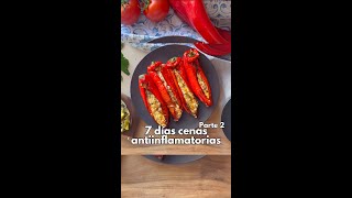 Parte 2 🤩 ¡Ideas de cenas antiinflamatorias para toda la semana 🙌🏽 [upl. by Alius845]