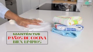 Trapos o paños de cocina bien limpios [upl. by Holmun60]