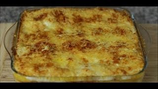 Receta  Lasaña con pasta fresca lasagna con jamón y queso [upl. by Katz]