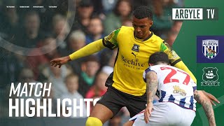 West Bromwich Albion v Plymouth Argyle Highlights [upl. by Refeinnej593]