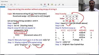 String copy without using strcpy in C  C Programming in Hindi [upl. by Partan636]