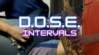 DOSE  Intervals ft Saxl Rose Guitar  Saxophone cover [upl. by Levina]