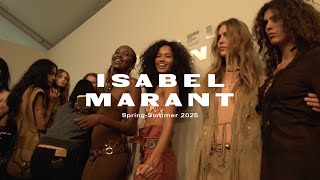 Backstage Fashion Show SpringSummer 2025  ISABEL MARANT [upl. by Sancha367]