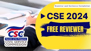 Career Service Exam 2024  Grammar and Sentence Completion 1 [upl. by Ellora]