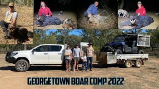 Georgetown boar comp 2022 Pig hunting Australia [upl. by Eillom]