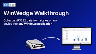 WinWedge Walkthrough  Getting data from RS232 devices [upl. by Almira]