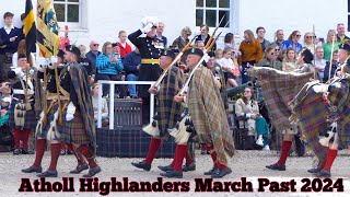 Atholl Highlanders March Past 2024 [upl. by Rollo]