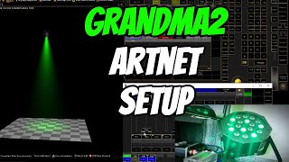 GRANDMA2 ARTNET SETUP [upl. by Otecina]