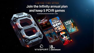 🎂 VIVEPORT 8th Anniversary Promo  Own 5 Top VR Games for FREE [upl. by Ekenna402]