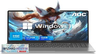 AOC Newest 156quot Laptop Intel QuadCore Processor Up to 36GHz 16GB RAM Review [upl. by Etnomed156]