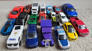 Lots and lots of toy cars driving parking and crashing [upl. by Beach84]