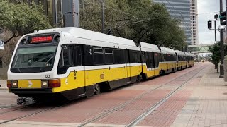 Dallas Area Rapid Transit DART Train Compilation [upl. by Gaivn]