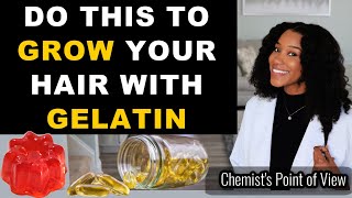 3 EFFECTIVE WAYS TO USE GELATIN FOR HAIR GROWTH [upl. by Joelynn865]