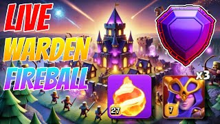 C WN GAMING LIVE WARDEN FIREBALL SUPER WITCHES clashworld clashofclans coc livestream [upl. by Nesnah]