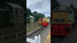 D9553 D9523 amp D9525 📹🚆 trains ecclesbournevalleyrailway class14 dieselgala dieselloco [upl. by Hsirahc337]