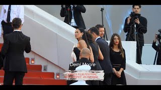 Demi Moore Closing Ceremony Red Carpet The 77th Annual Cannes Film Festival 2024 [upl. by Khan]