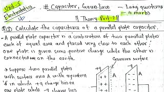 CapacitorUnit5 Electrostatics 4 marks questionsPhysics BE PU KU TU PoU Purbanchal University [upl. by Temple]