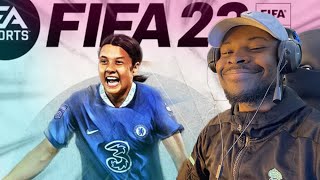 JE DECOUVRE SAM KERR SUR FIFA 23   JUNIORTV GAMING [upl. by Yruok921]