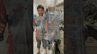 How to make a stainless steel gas stove skillvideos viralvideos shortvidoes [upl. by Gide]