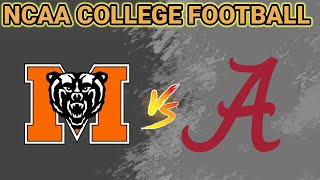 Mercer Bears vs Alabama Crimson Tide  2024 NCAA College Football Play by Play Live Score [upl. by Corliss]