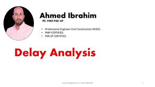 Delay analysis Impacted as Planned VS Time Impact Analysis [upl. by Becka]