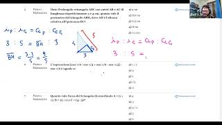 📐 Luglio 2024  Fisica e matematica n° 5  Dato il triangolo rettangolo ABC con cateti AB e AC di l… [upl. by Witcher]