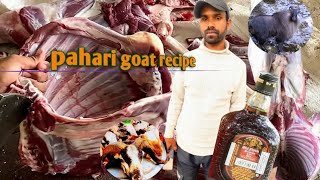 pahari goat Recipe  Full goat Recipe Traditional Mutton RecipeVillage foodVillageFoodSecrets [upl. by Selway]