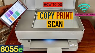 HP Envy 6055e Scanning Copying amp Printing Review [upl. by Thgiled546]