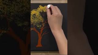 Easy Watercolor Painting Tutorial Beautiful Tree for Beginners art stepbystepscenery [upl. by Yelnik]