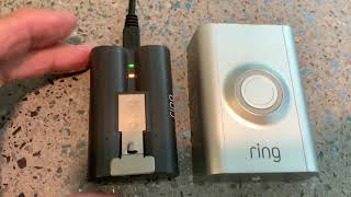 How to remove charge and insert your Ring doorbell battery [upl. by Adai909]