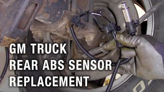 GM Truck Rear ABS Sensor Replacement [upl. by Erreit534]