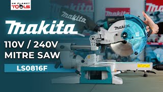 Makita LS0816F 110V240V Corded Mitre Saw [upl. by Hametaf]