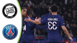 Sturm Graz vs Paris SaintGermain  Extended Highlights amp All Goals 2024 HD [upl. by Shannah359]