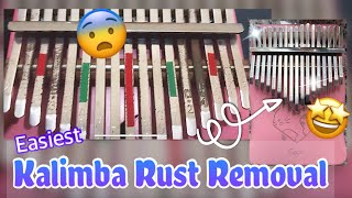 Easiest Way on How to Remove the Rust in your Kalimba Tines [upl. by Neerak]