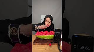 تحدي بطخيه كامله 🍉توقعو اقدر أخلصها؟؟🤭💕 [upl. by Nayhr267]